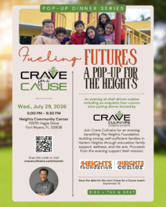 Fueling Futures Crave for a Cause Pop-Up Dinner Series