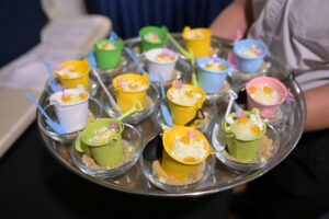 Crave Culinaire Dessert Cups Served in Tiny Pails