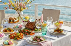 Easter Brunch in a seaside setting